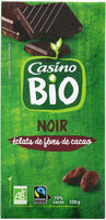 Noir éclats de fèves biologique