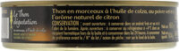 Le Thon dégustation en morceaux à l'huile de colza
