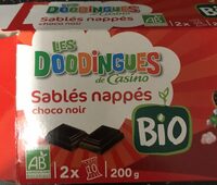 Sables nappés choco noir bio