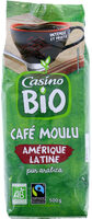Café moulu Amérique latine pur arabica