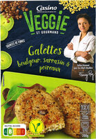 Galette Boulgour sarrasin  & poireaux