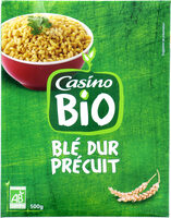 Blé dur précuit biologique