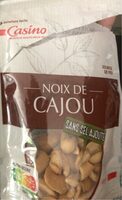 Noix de cajou
Sans sel ajouté