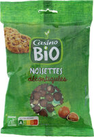 Noisettes décortiquées issues de l'agriculture biologique