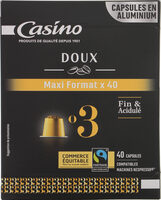 Capsules de café Espresso doux