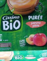Purée pomme pêche