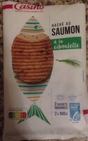 Haché au saumon et à la ciboulette