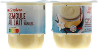 Semoule au lait saveur vanille Au lait entier