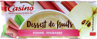 Dessert Pomme rhubarbe