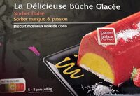 Délicieuse bûche glacée