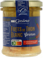 Filets de thon blanc germon à l´huile d'olive viege extra et au piment