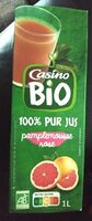 Jus de pamplemousse rose 100% pur jus