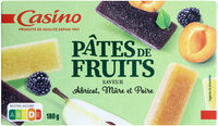 Pâte de fruits Abricot, Mûre et Poire