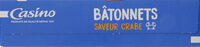 Bâtonnets saveur crabe