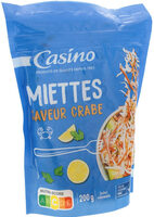 Miettes saveur crabe