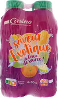 Saveur exotique à l'eau de source