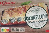 Cannelloni Ricotta et Epinatds