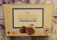 Rochers éclats de noisettes chocolat au lait
