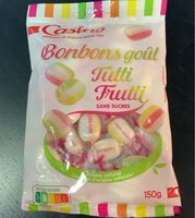 Bonbons goût Tutti Frutti sans sucres