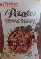 Pétales aux copeaux de chocolat noir