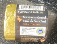 Foie gras de canard du sud ouest