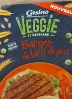 Burger de blé et pois