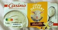 Crème dessert brebis vanille