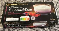 L’onctueux Fontainebleau sur lit de fruits rouge