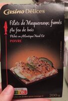 Filets de maquereaux fumés au feu de bois