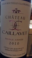 Chateau Caillavet - 2010 - Côtes de Bordeaux