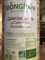 Galettes de riz de Camargue Multicéréales