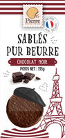 Sablés pur beurre enrobés de chocolat noir