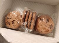 Petits cookies nougatine pépites chocolat