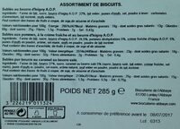 Assortiment de biscuits