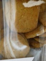 Biscuits sablé carré amande citron