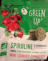 Mini cookies Superfood spiruline