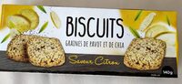 Biscuits graines de pavot et de chia