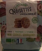 Mini Cookies Gourmands Noisette & Pepites de chocolat