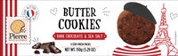 Cookies pur beurre Chocolat noir & sel marin