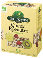 Pain Azyme Quinoa Epeautre biologique Paul Heumann