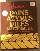 Pains azymes