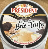 Crema de brie con trufa para untar tarrina