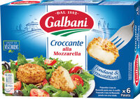 CROCCANTE ALLA MOZZARELLA GALBANI 150G X6 (6 paletsx25g)