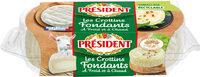 LES CROTTINS FONDANTS DE CHEVRE PRESIDENT 2X60g X6