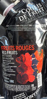 Coulis de fruit rouges