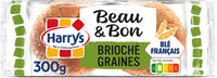 HARRYS PAIN BURGER BRIOCHÉ AUX GRAINES X4 Burger Beau & Bon Brioche met Granen