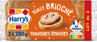 Lot de 2 toasts brioche te