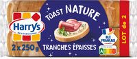 Lot de 2 toasts nature te