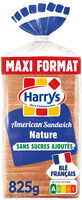 Pain de mie american sandwich nature sans sucres ajoutés maxi 825g