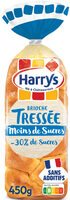 Brioche tressée nature allegée en sucres sans additifs 450g